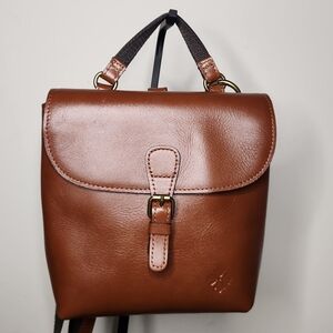 Patricia Nash Brown Leather Backpack